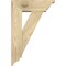 Ekena Millwork Traditional Traditional Rough Sawn Bracket w/ Offset Brace, Douglas Fir, 6"W x 16"D x 24"H BKT0604X16X24TRA01RDF - alternate 4
